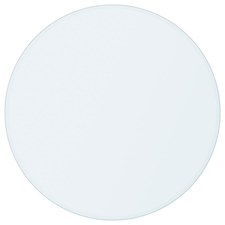 48-inch 6mm Round Clear Tempered Glass Top - CB48RD-6