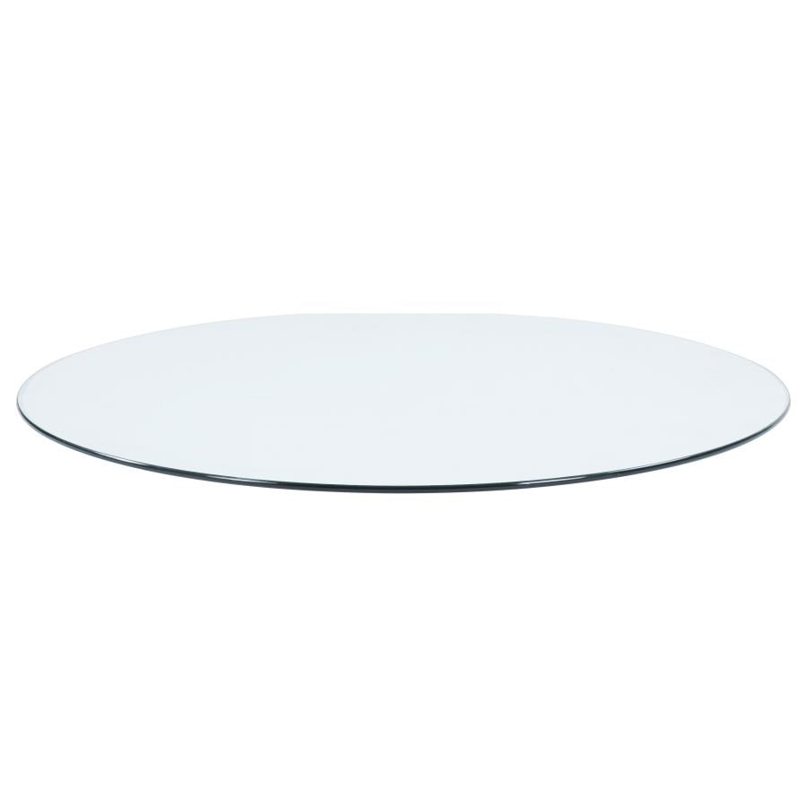 54-inch 10mm Round Clear Tempered Glass Top - CP54RD-10
