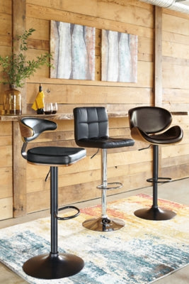 Bellatier Adjustable Height Bar Stool (Set of 2) - D120-130X2