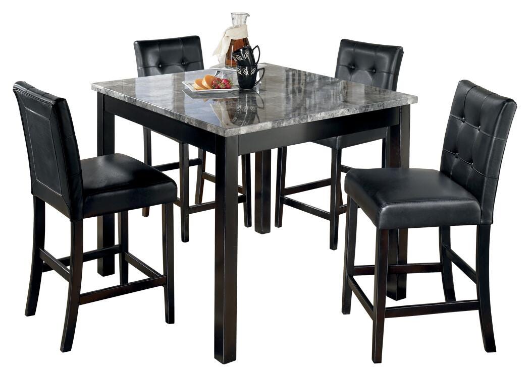 Maysville Counter Height Dining Table and Bar Stools (Set of 5) - D154-223