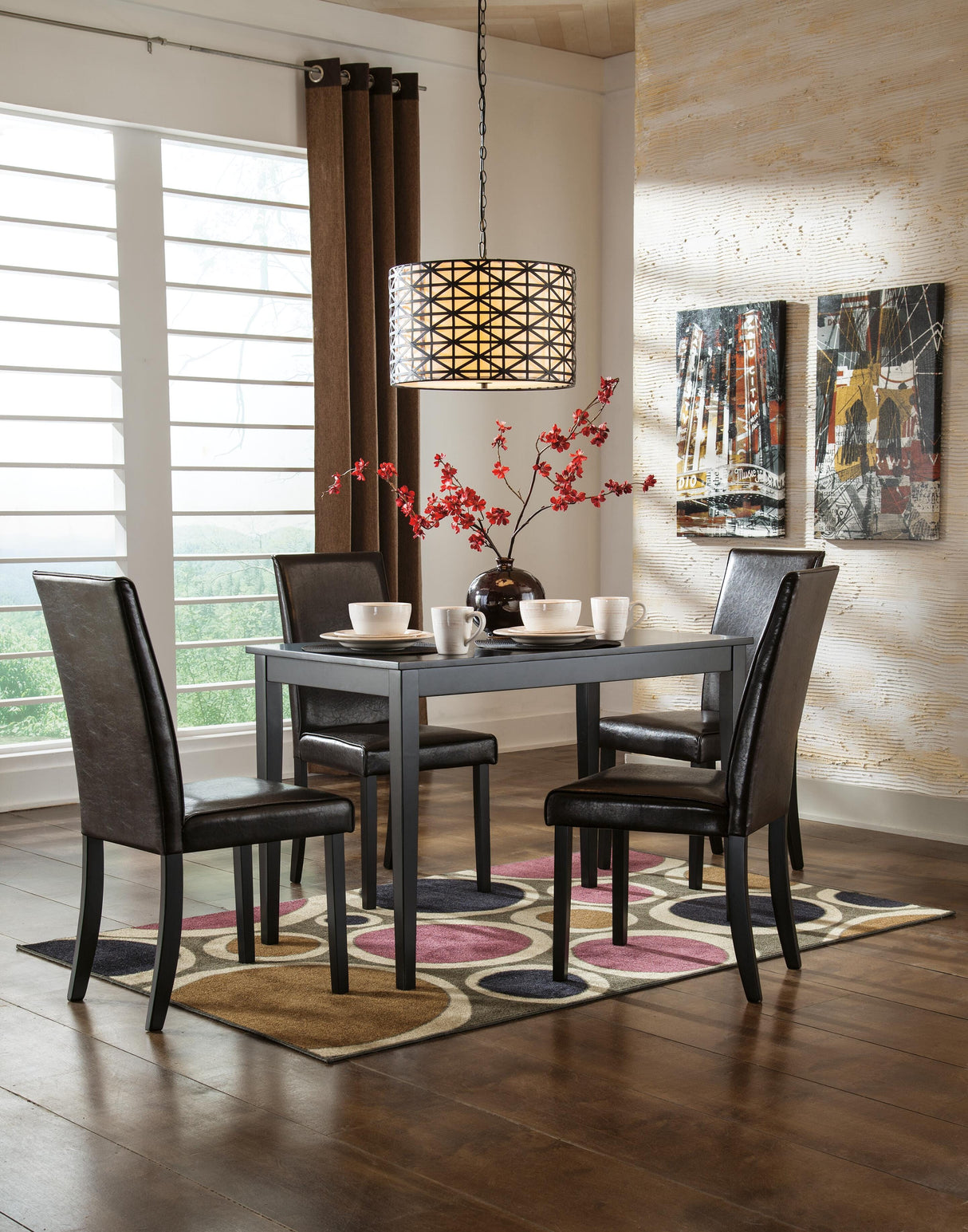 Kimonte Dining Table and 4 Chairs - D250D4