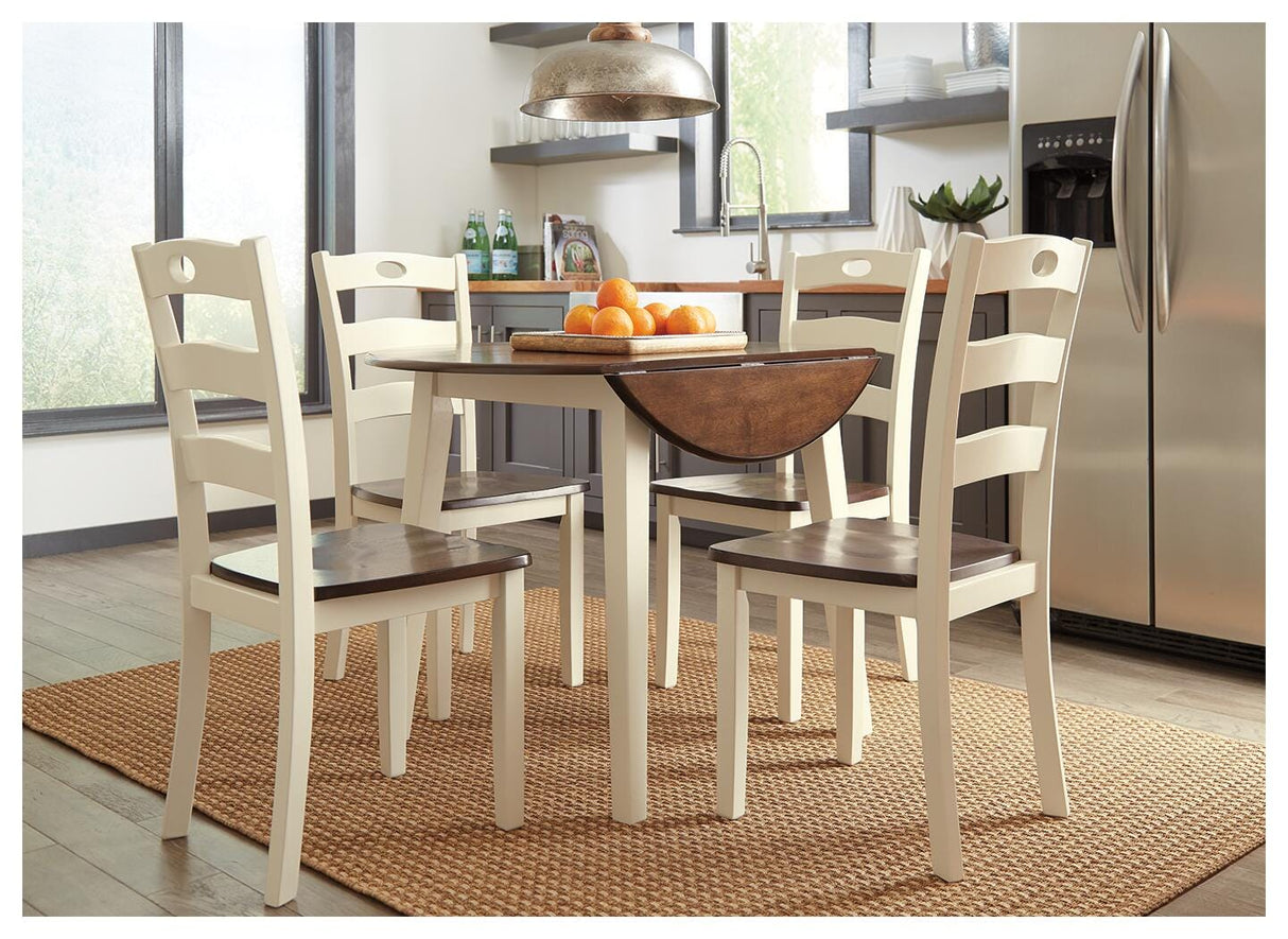 Woodanville Dining Table with 4 Chairs - D335D3