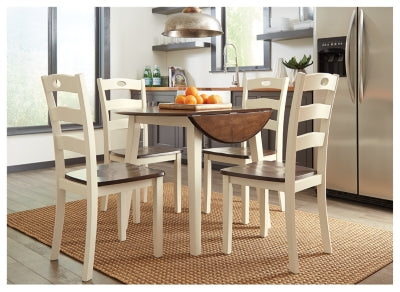 Woodanville Dining Table with 4 Chairs - D335D3