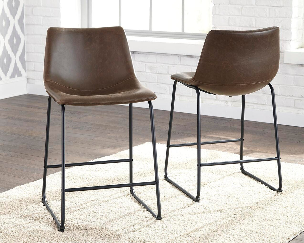 Centiar Counter Height Bar Stool (Set of 2) - D372-124X2