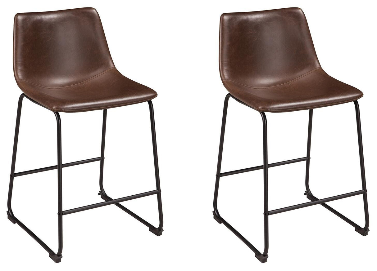 Centiar Counter Height Bar Stool (Set of 2) - D372-124X2
