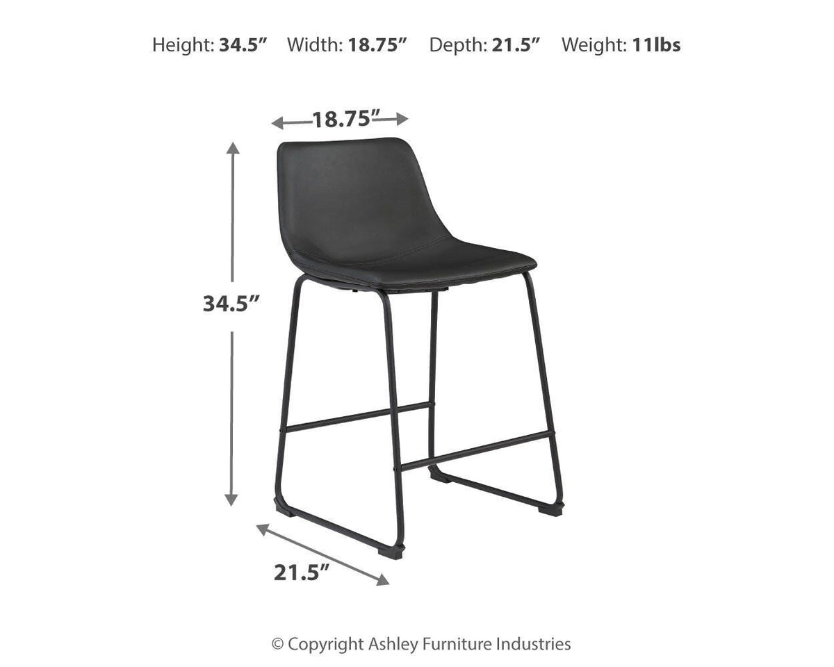 Centiar Counter Height Bar Stool - D372-624