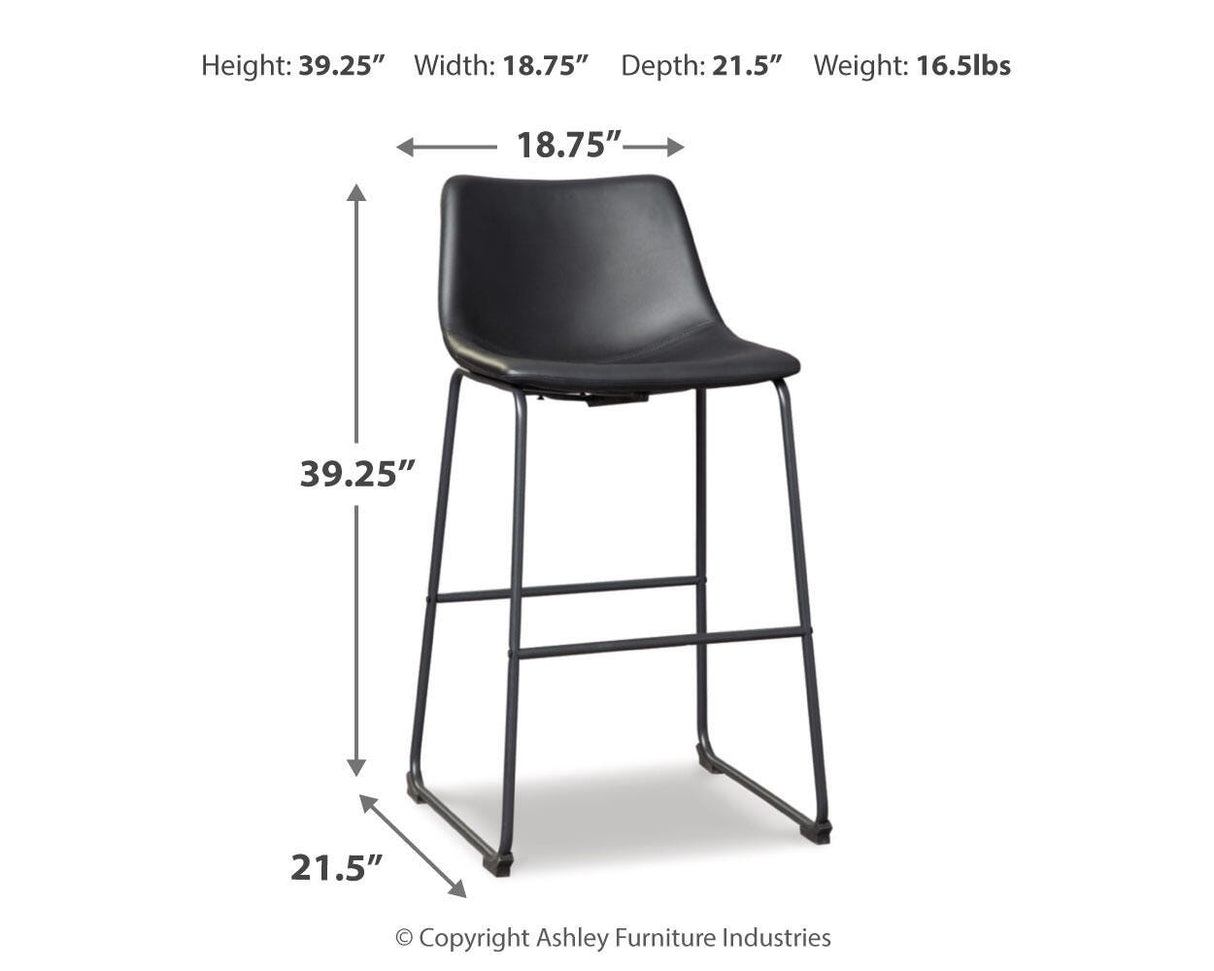 Centiar Pub Height Bar Stool (Set of 2) - D372-630X2
