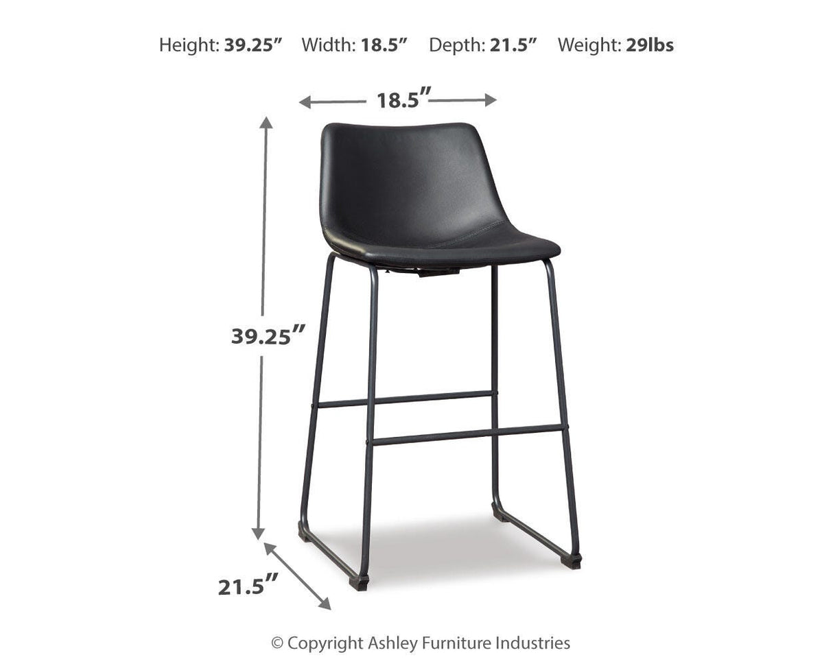 Centiar Pub Height Bar Stool - D372-630