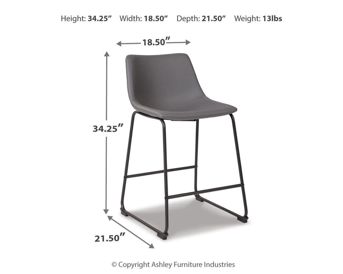 Centiar Counter Height Bar Stool - D372-824