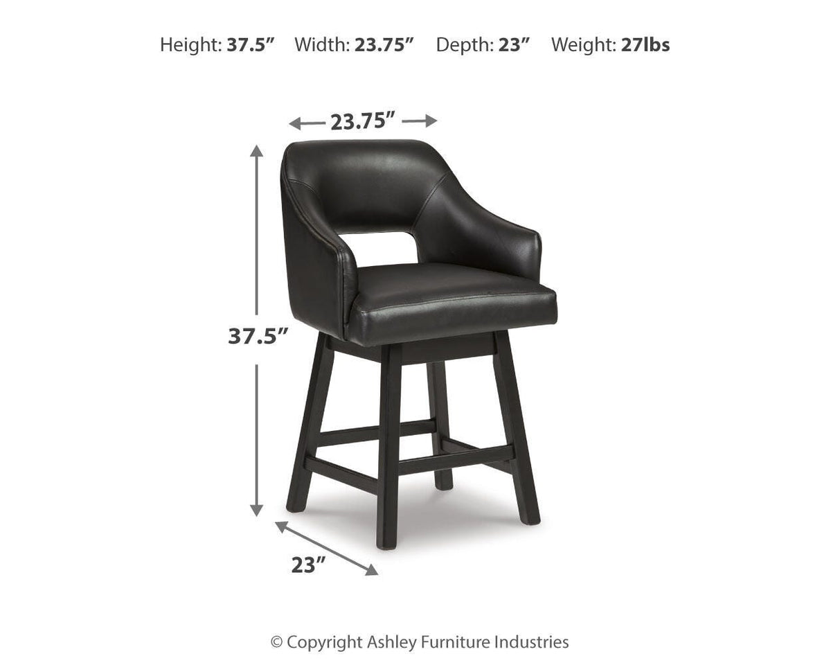 Tallenger Counter Height Bar Stool (Set of 2) - D380-924X2