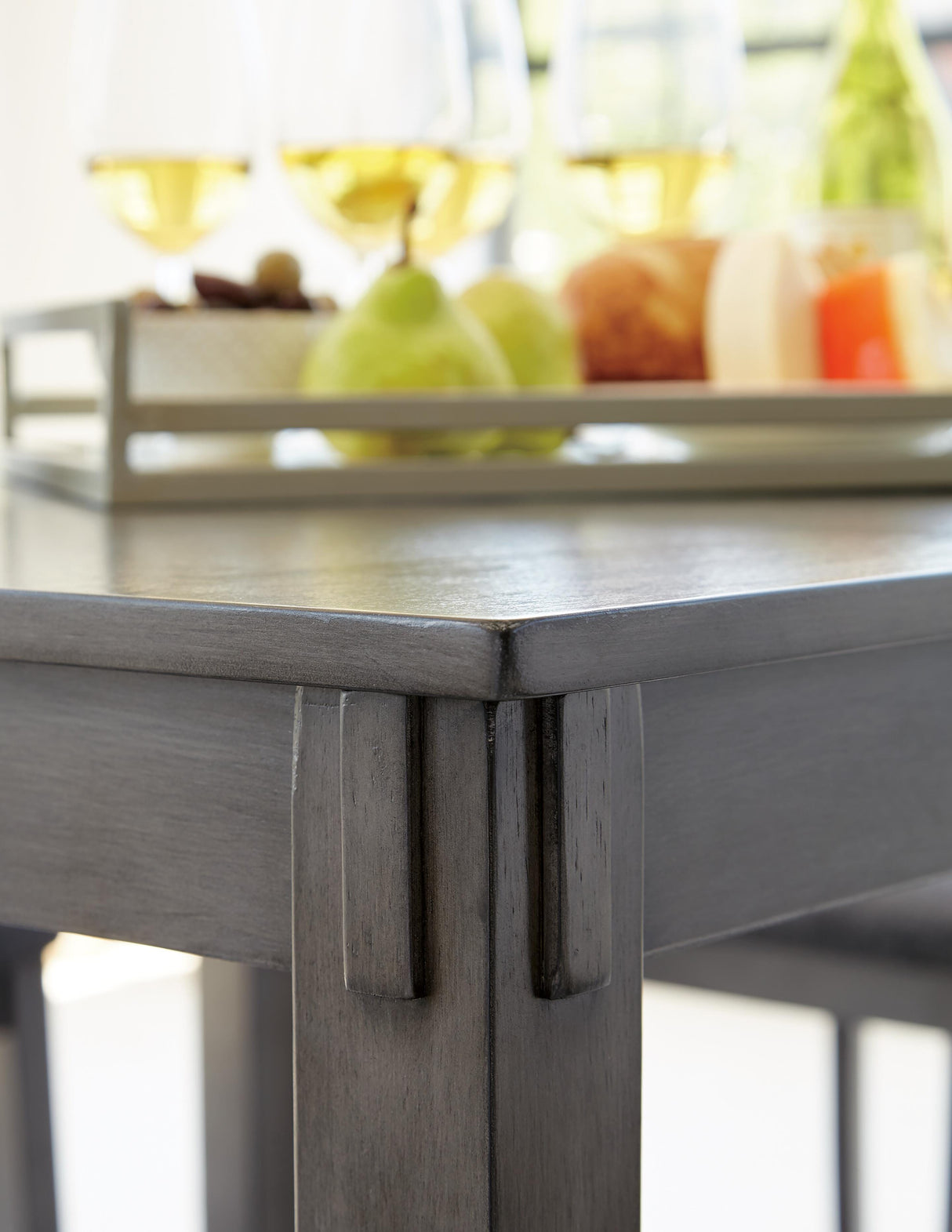 Bridson Counter Height Dining Table and Bar Stools (Set of 5) - D383-223