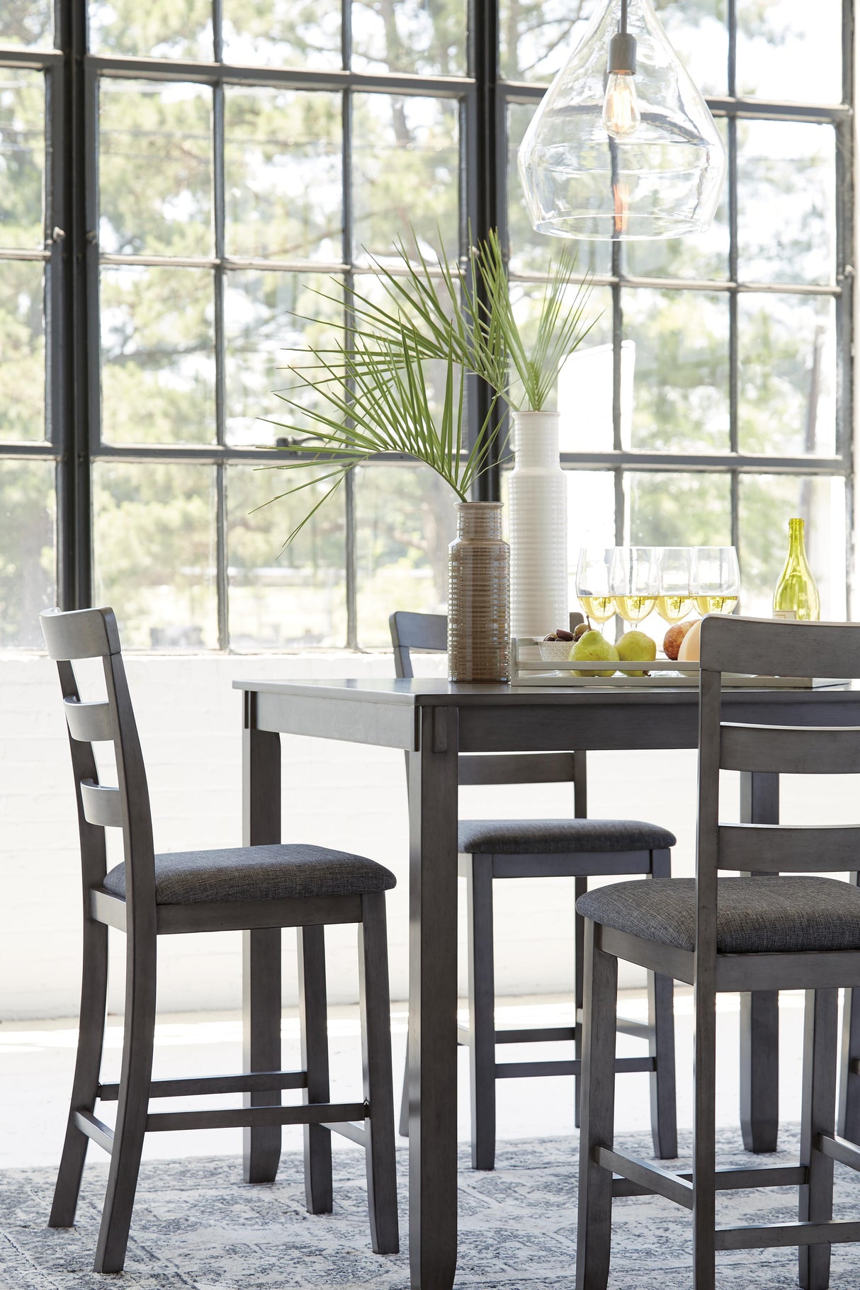 Bridson Counter Height Dining Table and Bar Stools (Set of 5) - D383-223