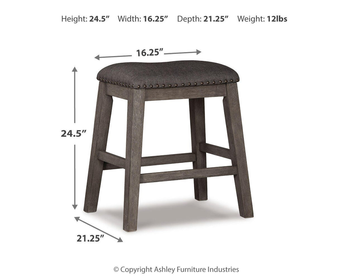 Caitbrook Counter Height Dining Table and 4 Barstools - D388D1