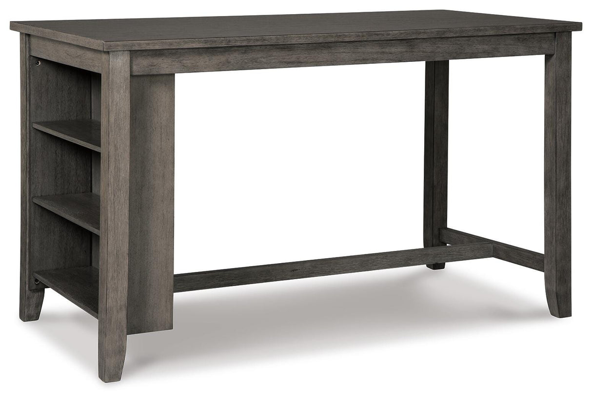 Caitbrook Counter Height Dining Table and 2 Barstools - D388D5