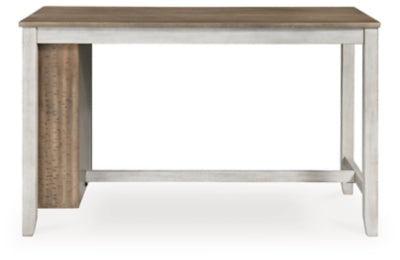 Skempton Counter Height Dining Table and 6 Barstools - D394D8