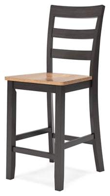 Gesthaven Counter Height Dining Table and 2 Barstools - D396D3