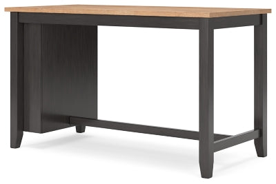 Gesthaven Counter Height Dining Table and 2 Barstools - D396D3