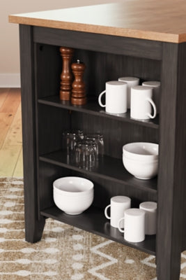Gesthaven Counter Height Dining Table and 2 Barstools - D396D3