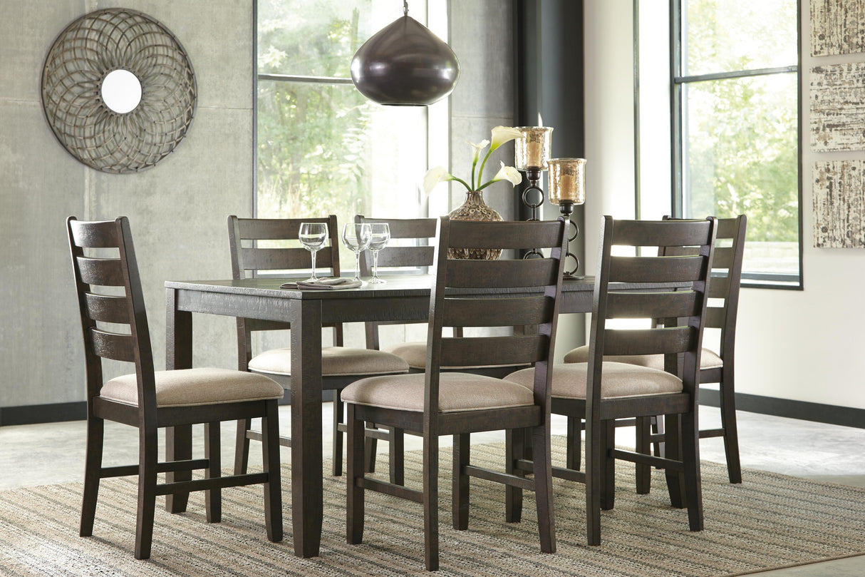 Rokane Dining Table and Chairs (Set of 7) - D397-425