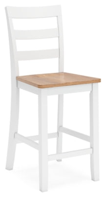 Gesthaven Counter Height Dining Table and 4 Barstools (Set of 5) - D398-223