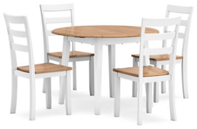 Gesthaven Dining Table and 4 Chairs - D398D1