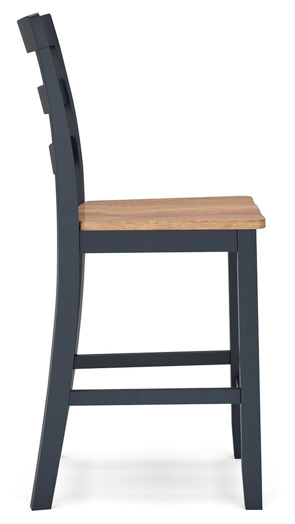 Gesthaven Counter Height Dining Table and 2 Barstools - D399D3