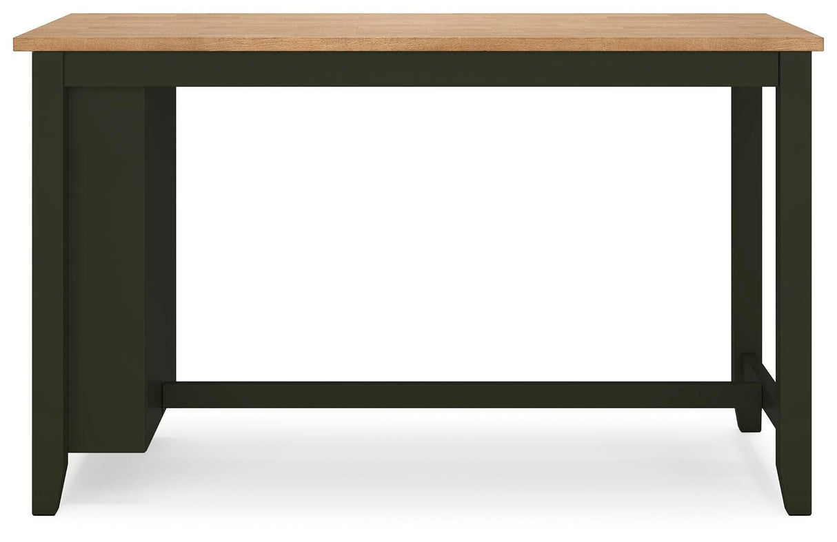 Gesthaven Counter Height Dining Table and 2 Barstools - D401D3