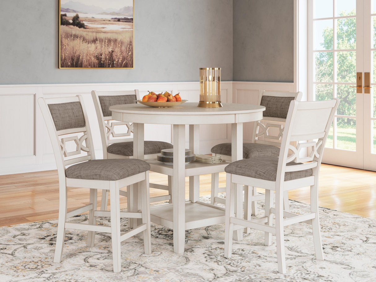 Erinberg Counter Height Dining Table and 4 Barstools (Set of 5) - D423-223