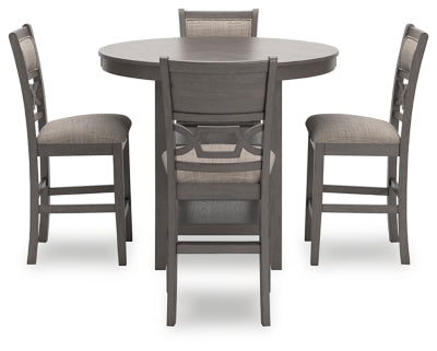 Wrenning Counter Height Dining Table and 4 Barstools (Set of 5) - D425-223