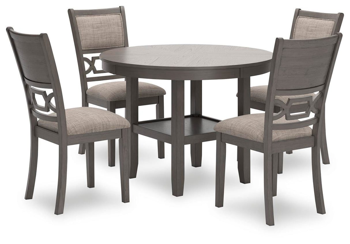Wrenning Dining Table and 4 Chairs (Set of 5) - D425-225