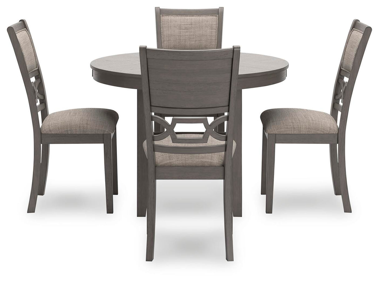 Wrenning Dining Table and 4 Chairs (Set of 5) - D425-225