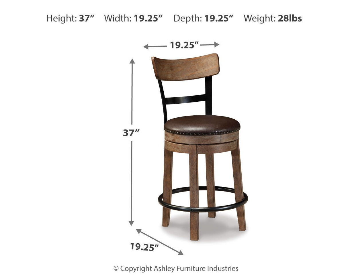 Pinnadel Counter Height Bar Stool - D542-124