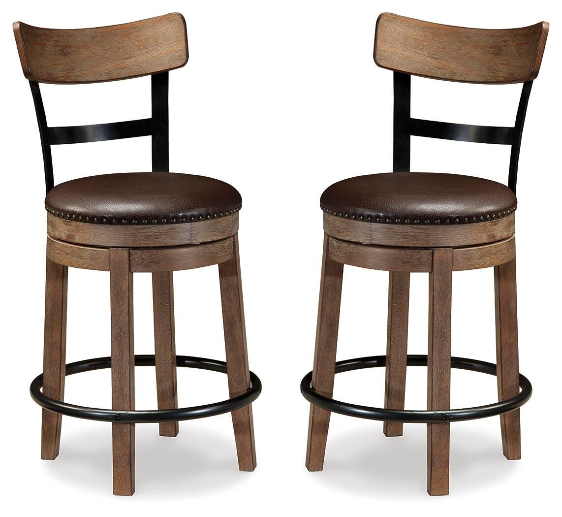 Pinnadel Counter Height Bar Stool (Set of 2) - D542-124X2