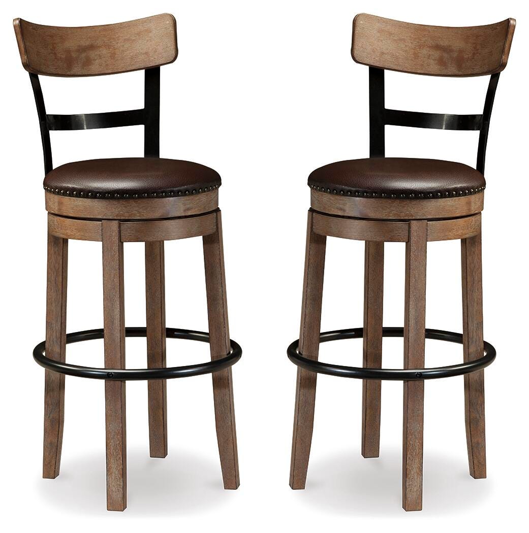 Pinnadel Bar Height Bar Stool (Set of 2) - D542-130X2