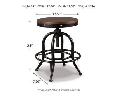 Valebeck Counter Height Bar Stool - D546-224