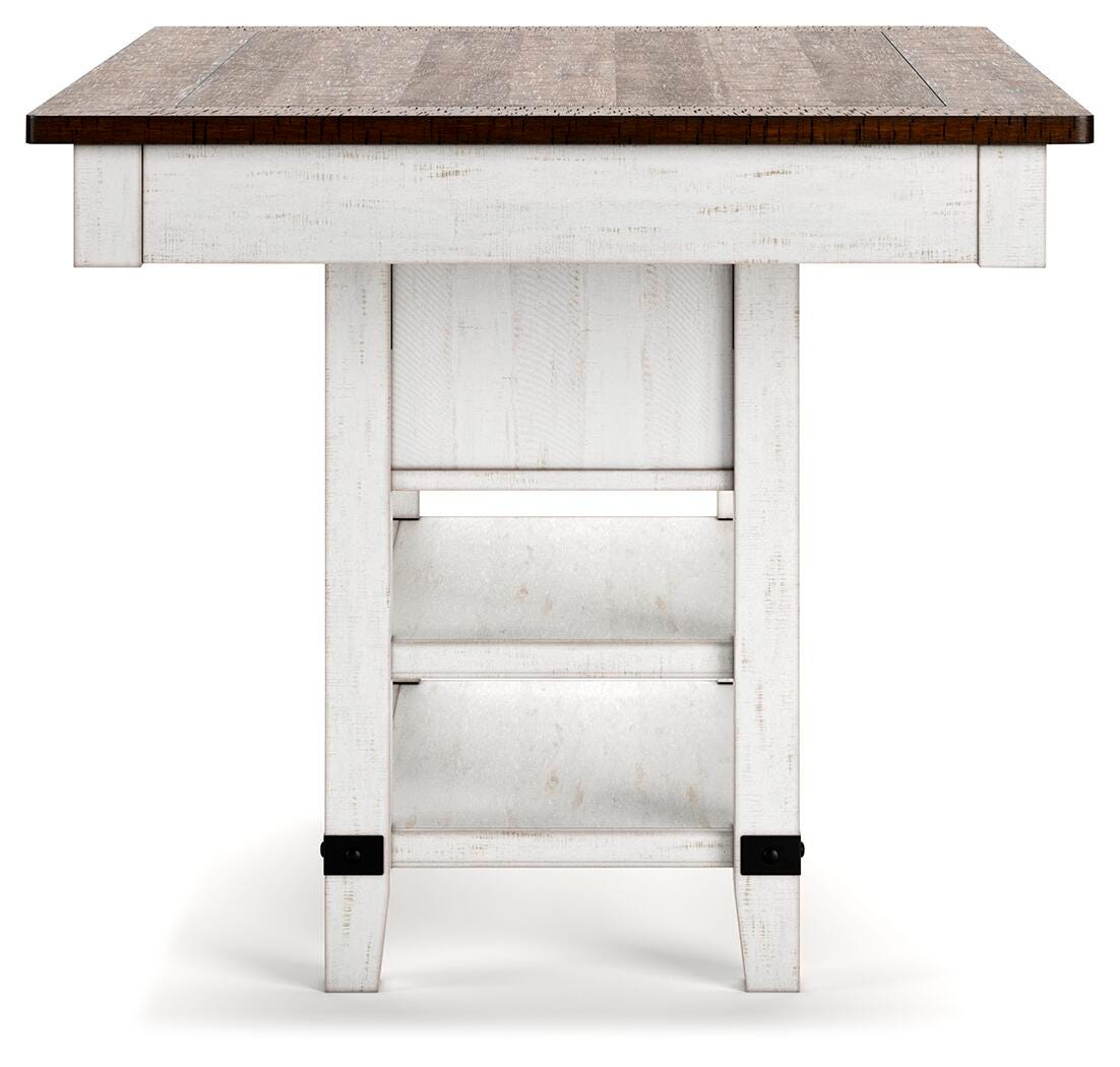 Valebeck Counter Height Dining Table and 6 Barstools - D546D33