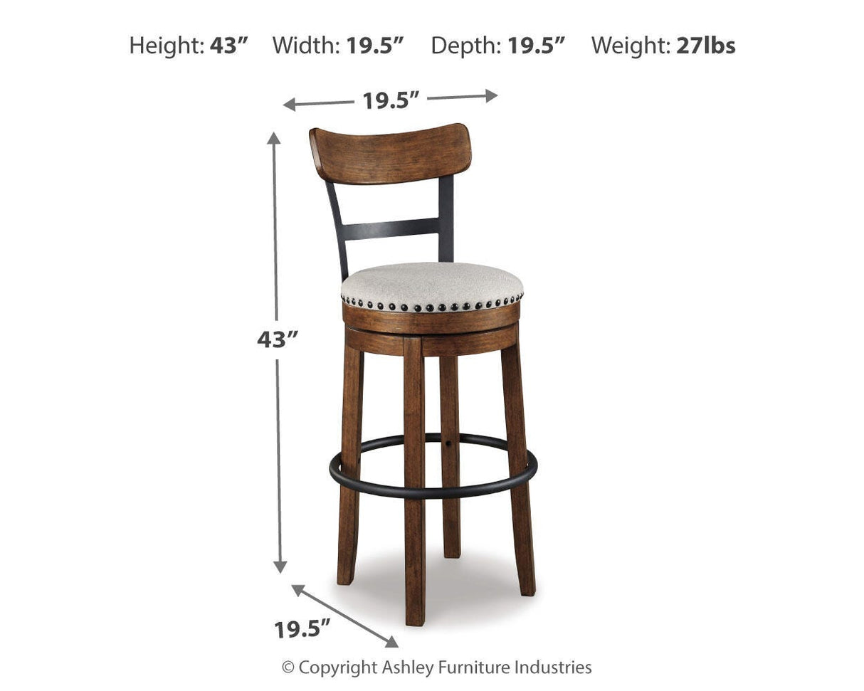 Valebeck Bar Height Bar Stool - D546-430