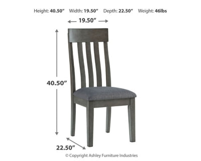 Hallanden Dining Table, 6 Chairs and Server - D589D5