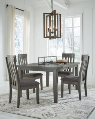 Hallanden Dining Table and 4 Chairs - D589D1