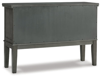 Hallanden Dining Table, 6 Chairs and Server - D589D5