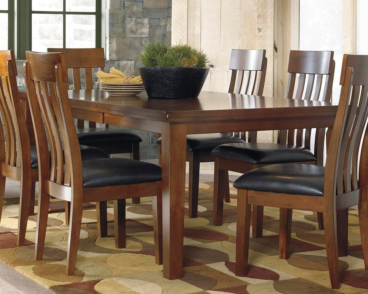 Ralene Dining Table and 6 Chairs and Bench - D594D10