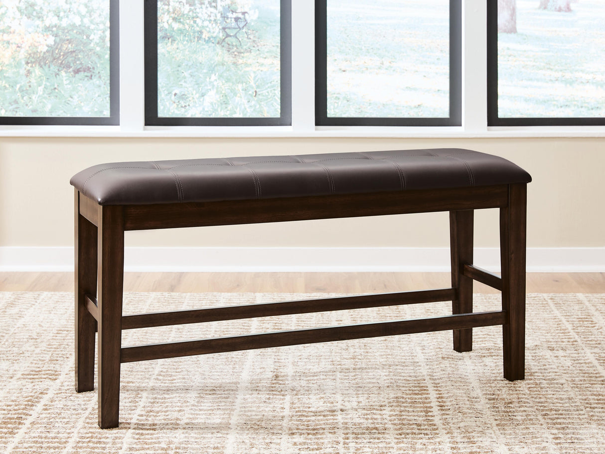 Haddigan Counter Height Dining Bench - D596-09