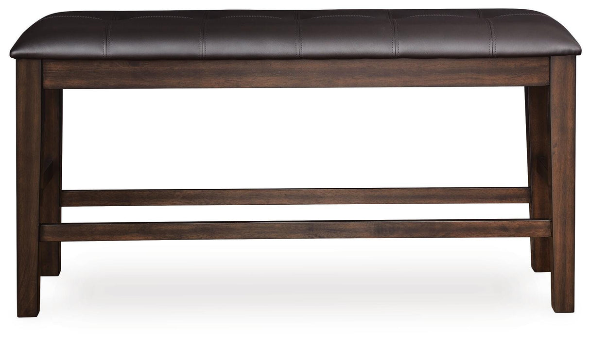 Haddigan Counter Height Dining Bench - D596-09