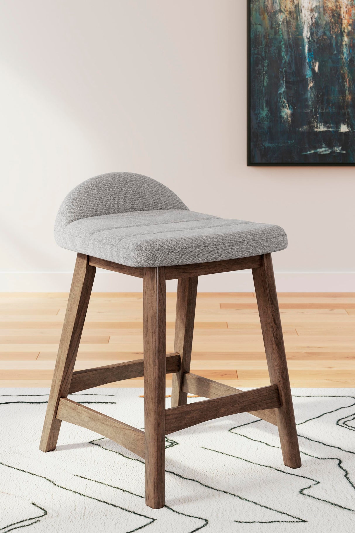 Lyncott Counter Height Bar Stool - D615-124