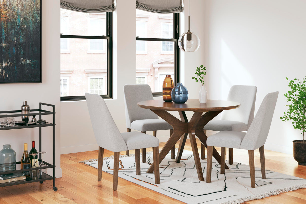 Lyncott Dining Table and 4 Chairs - D615D1
