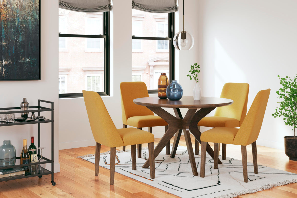 Lyncott Dining Table and 4 Chairs - D615D11