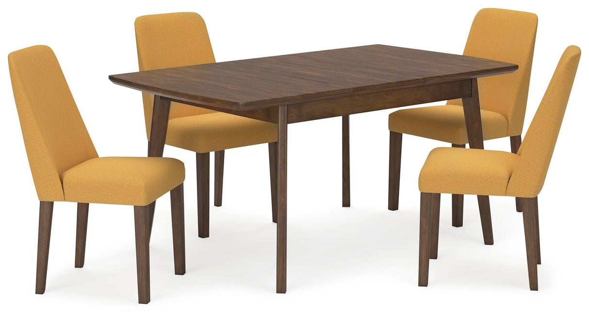 Lyncott Dining Table and 4 Chairs - D615D3