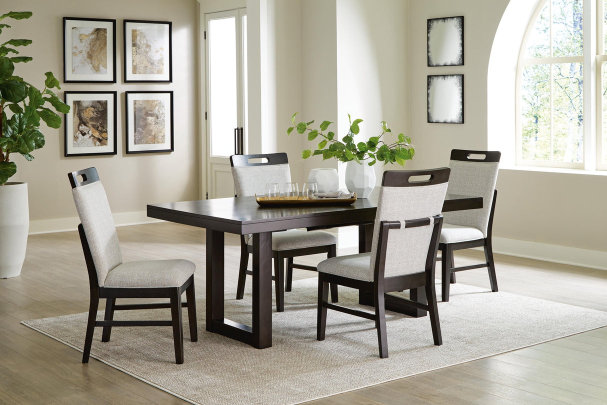 Neymorton Dining Table and 4 Chairs - D618D1