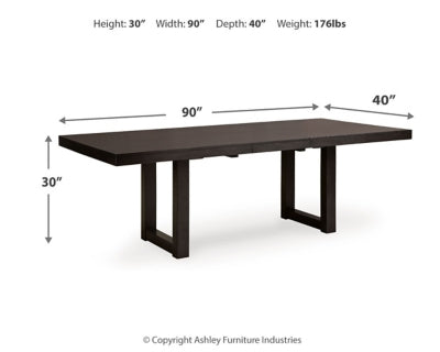 Neymorton Dining Table and 8 Chairs - D618D3