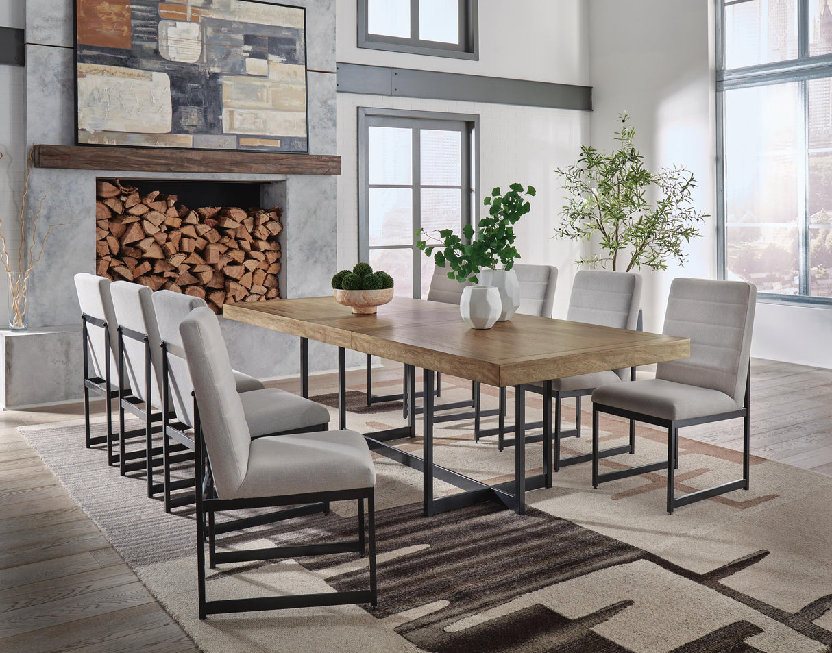Tomtyn Extension Dining Table and 8 Chairs - D622D3